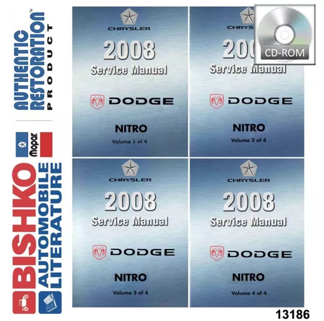 2008 Dodge Nitro Shop Service Repair Manual CD