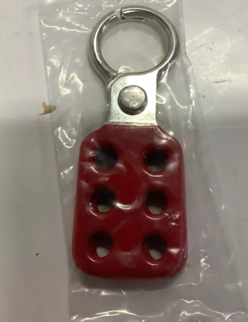 (QTY 5) Condor 2CJH7B Snap-On Lockout Hasp, Aluminum Brand New