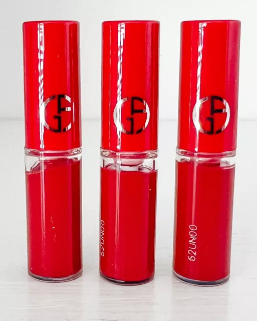 ~Set of 3~  Giorgio Armani Beauty Lip Maestro Liquid Matte Lipstick 400 Red