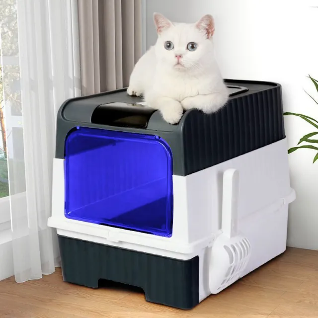 Large Automatic Smart Self Cleaning Cat Litter Box Toilet with UV Disinfection