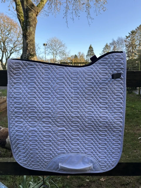 White dressage numnah full