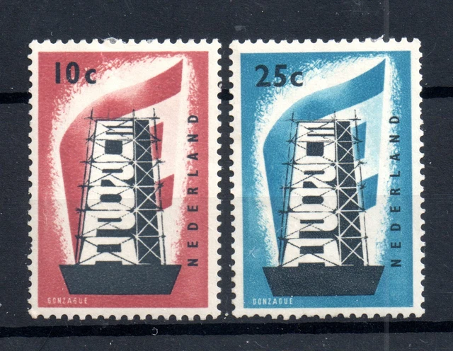 Netherlands 1956 Europa set mint LHM SG836-837 WS20395