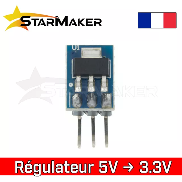 Module régulateur de tension 5V à 3.3V 800mA - AMS1117 Convertisseur step down