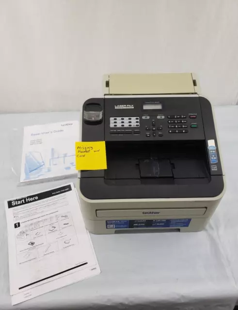 Brother IntelliFax-2840 Laser Copy Fax Print Machine High Speed USB -NO HANDSET