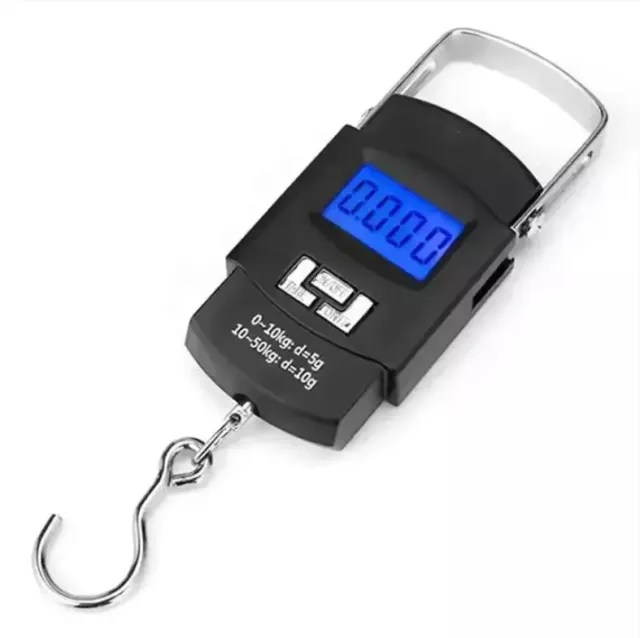 Digital Electronic Portable 50kg Luggage Scale Hanging Travel Bag Weighing Scale