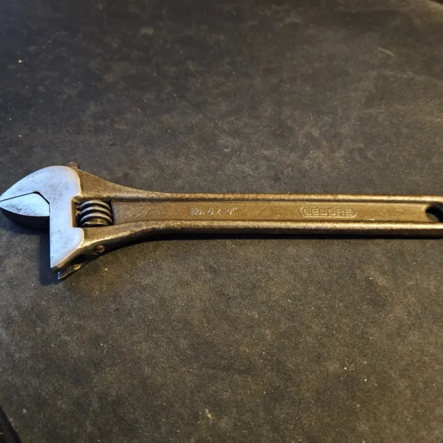 vintage Gedore No 62-8" adjustable wrench