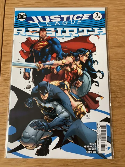 Justice League #1 Joe Madureira Variant Rebirth DC Comics Batman Superman Wonder