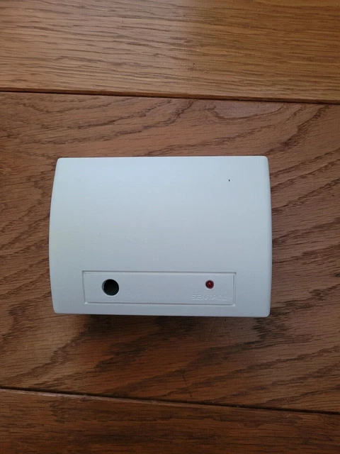 Detector inalámbrico de rotura de vidrio Abus Secvest (art. n.o FU8370), muy ligeramente amarillento