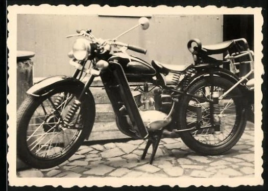 Foto Rafia FOTOGRAFIA KÖHNE, GROSSRÖHRSDORF, moto IFA-RT 125 EUR 10,00 - PicClick IT