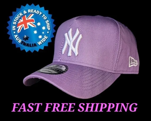 Ny New York Yankees Mlb New Era 9Forty Purple & White Snapback Cap Hat La Nba