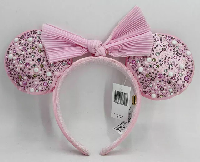 Millennial Pink Bow Limited Headband BaubleBar Disney Parks Minnie Ears 2021