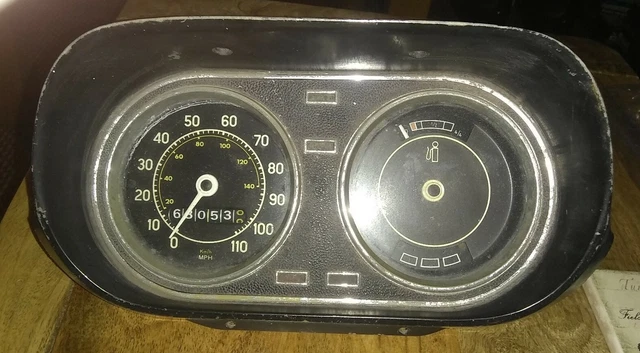 Ford Escort Mk1 Orologi Binacolo Cruscotto Con Cablaggio
