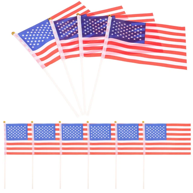4th Of July Decor Small National Banner National Labor Day Decor Hand Banner