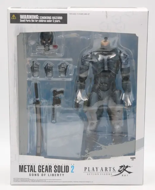 Play Arts Kai Metal Gear Solid 2 Raiden Figure Sons Of Liberty Missing Head