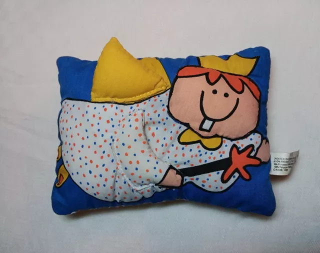Vintage 1990 Avon Baby Teeth Tooth Fairy Pillow 3.5" X 5"