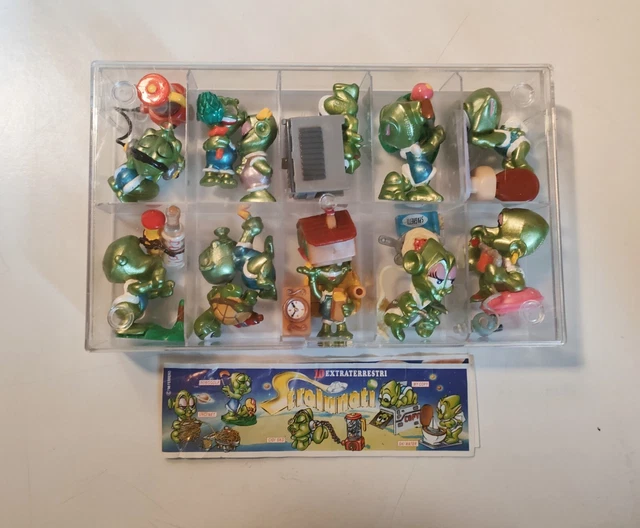 Kinder E Ferrero Gli Stralunati Sorpresine Ovetto Serie Completa Anni 90 Italia