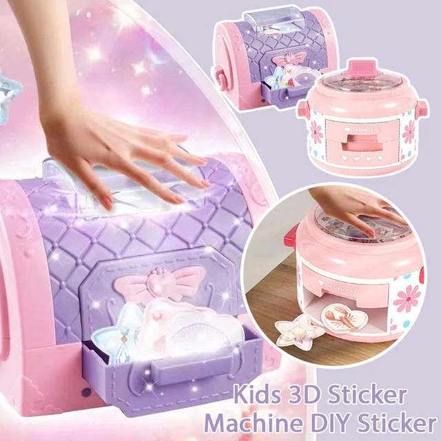 Kids 3D Sticker Machine DIY Sticker Maker Children Set Box Handmade O Gift W2K5