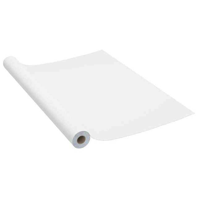 SELFADHESIVE FURNITURE FILM White 500x90 cm PVC £34.94 PicClick UK