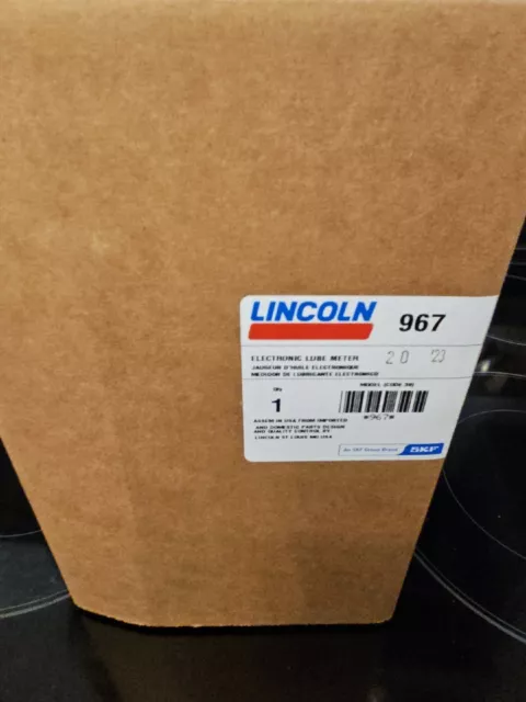 Lincoln Industrial 967 Digital Oil Meter Series C, 5PGM 1500 PSI