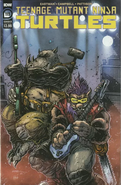 Teenage Mutant Ninja Turtles # 115 Cover B 1st Print NM IDW TMNT