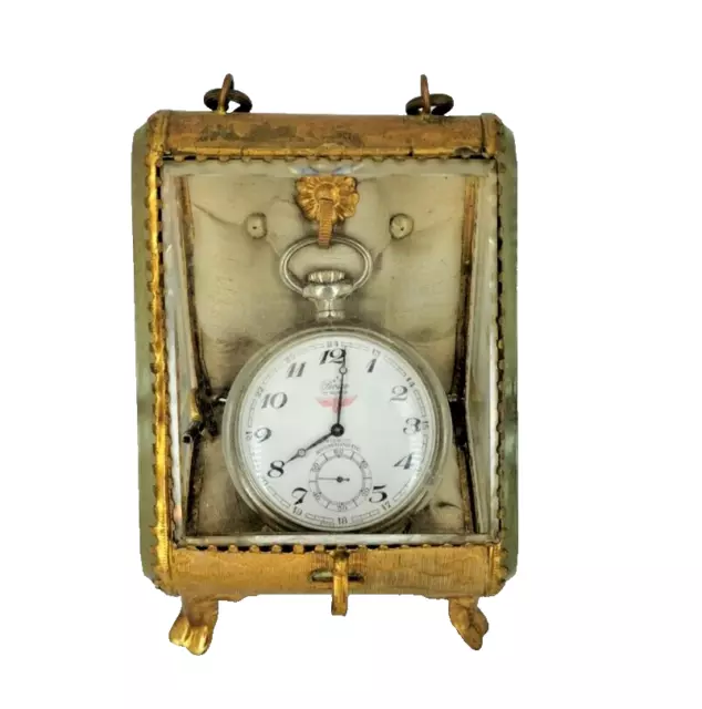 Antico Porta Orologio da Tasca Francese di epoca Napoleone III