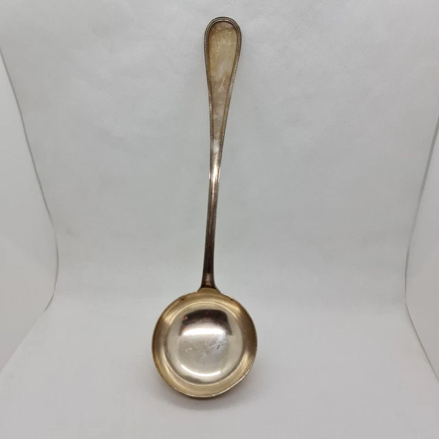 Grande louche à potage Christofle modèle Spatours métal argenté NEUF - Arts de la table