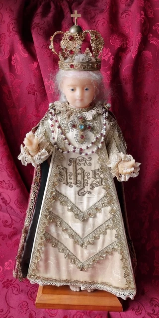 Jésus De Cire, Personnage De Crèche, Taille Nouveau-né, état