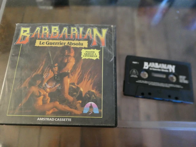 JEU AMSTRAD CPC disquette BARBARIAN en boite avec poster EUR 61,00 - FR