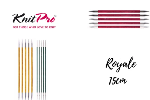 KnitPro Royale Double Pointu Aiguilles 15cm, 2mm-8mm