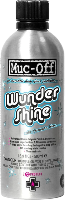 MUC-OFF WUNDER SHINE Protectant, Scratch Filler, Repellant Gloss Wax 16.9 oz