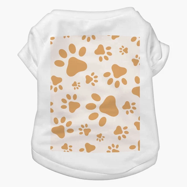 Paws Dog Shirt - Pattern Dog Shirt - Printed Dog Shirt