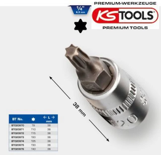KS TOOLS BT020972 Inserto chiavi a spina