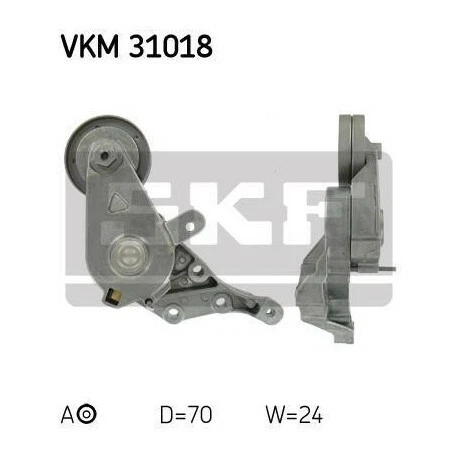 Galet tendeur de courroie d'accessoire Audi A3, Seat : Ibiza, Leon, Skoda Oc