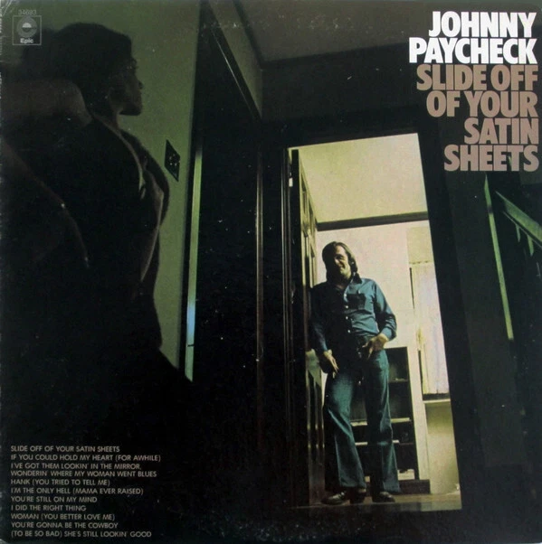 Johnny Paycheck - Slide Off Of Your Satin Sheets - Used Vinyl Record - V7350A