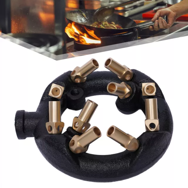 10 Heads Natural Gas Jet Burner 65mm Kitchen Commercial Cooking Equipment