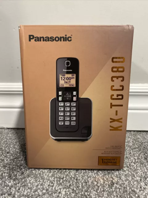 Panasonic KX-TGC380C Digital Cordless Phone with 1 Handsets