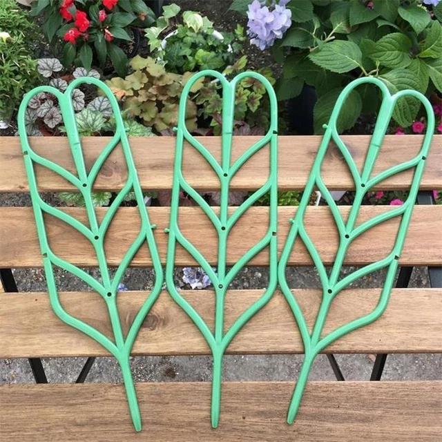 Griglia da giardino a forma di foglia per arrampicata su piante in vaso (3 pezzi duri) -it