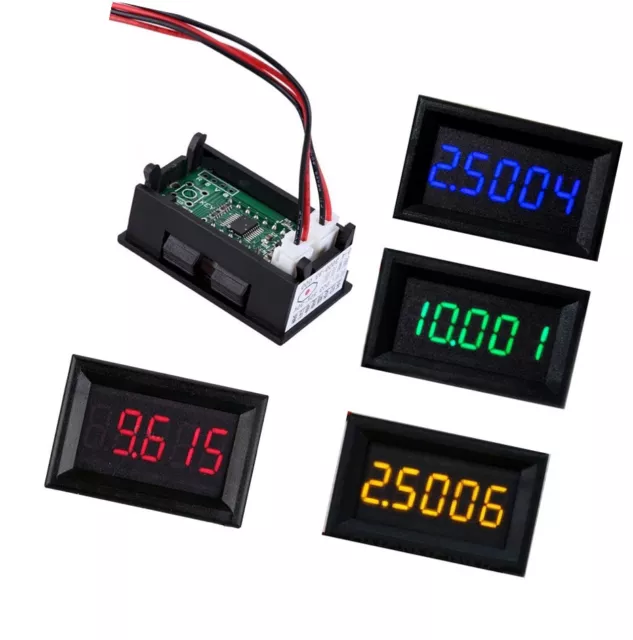 NEW LED 5 Digit DC 0-4.3000-33.000V Digital Voltmeter Voltage Meter Car Panel K9