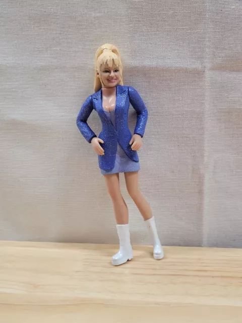 Spice Girls Doll Baby Spice Emma Bunton Figure Poseable Glitter Outfit Blonde