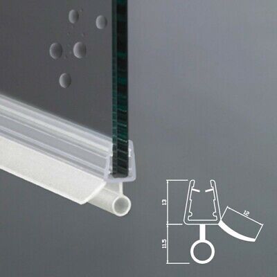 trasparente VARIOSAN Guarnizione per doccia 10858 100 cm per vetri di spessore di 6-8 mm S3 