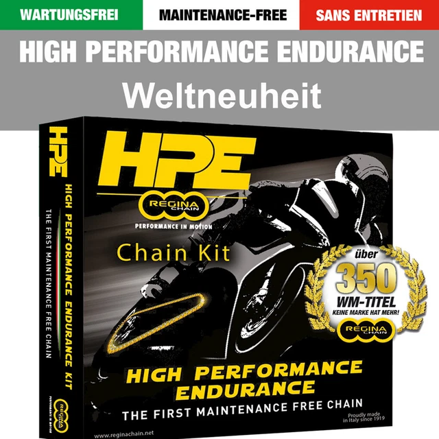 Kettensatz für Aprilia RSV 1000 R Umrüstkit auf stärkere Kettenteilung  520 mit
