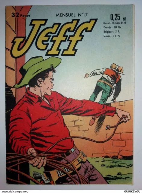 RARE bd JEFF N° 17 LUG 3-5-1962 CINO DEL DUCA petit format TTBE