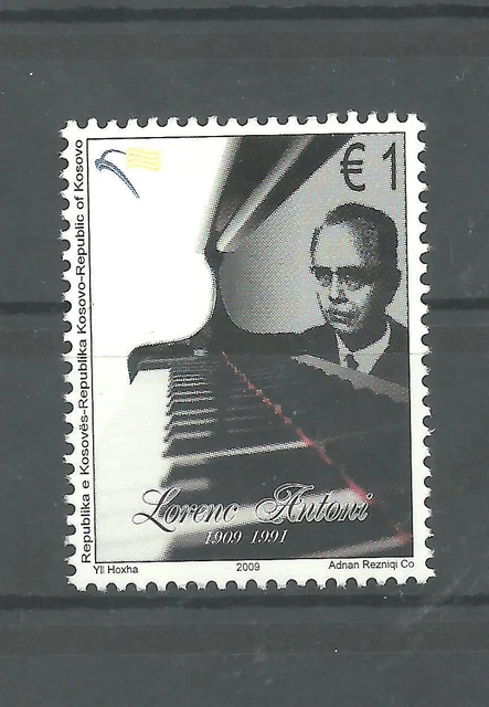 KOSOVO 2009. Lorenc Antoni – 100. Geburtstag. Musikerset postfrisch