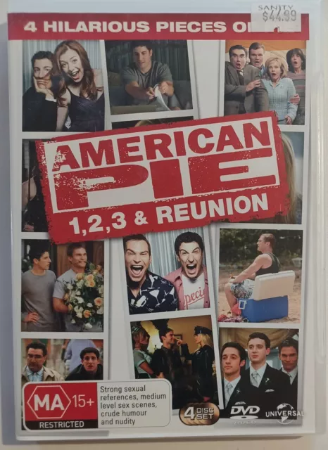 AMERICAN PIE 3 Movie DVD American Pie 2 The Wedding Reunion