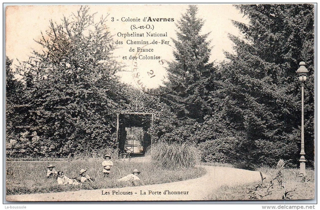 95 AVERNES - orphelinat national des chemins de fer