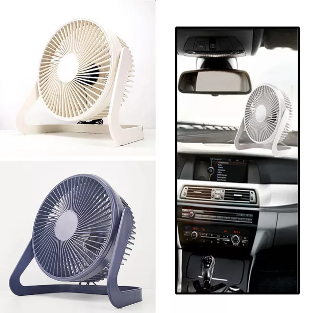 Mini Ventilateur de Bureau Léger et silencieux USB 5 Pouces Étudiant Dortoir