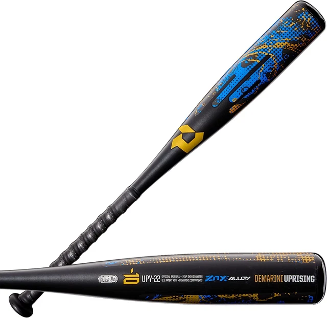 DeMarini 2022 Uprising Junior Big Barrel -10 USSSA Youth Baseball Bat