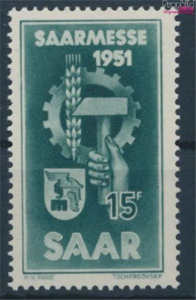 Briefmarken Saarland 1951 Mi 306 postfrisch (10214589