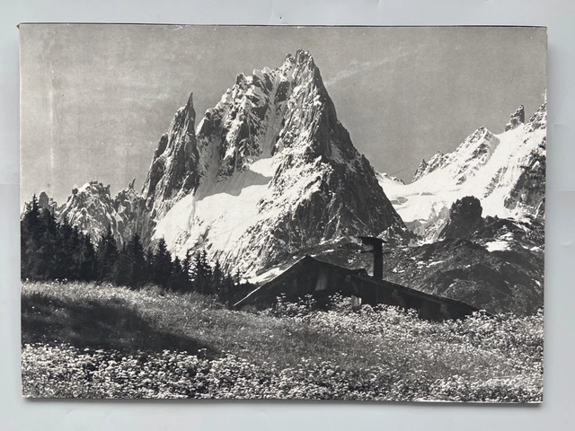 Red Photograph Signed Stone Tairraz House Mountain Wood Panel A4614