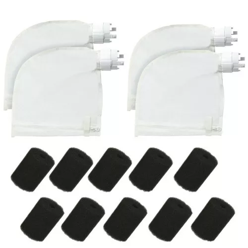 9-100-1014 All Purpose Filter Bag & 9-100-3105 Sweep Hose Tail Scrubber 10 Pack